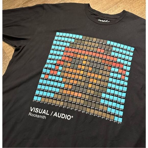 Rock Smith Pactone 2 Pac Visual Audio T Shirt Rap Hip Hop Tupac Mens Size Large - Picture 3 of 5